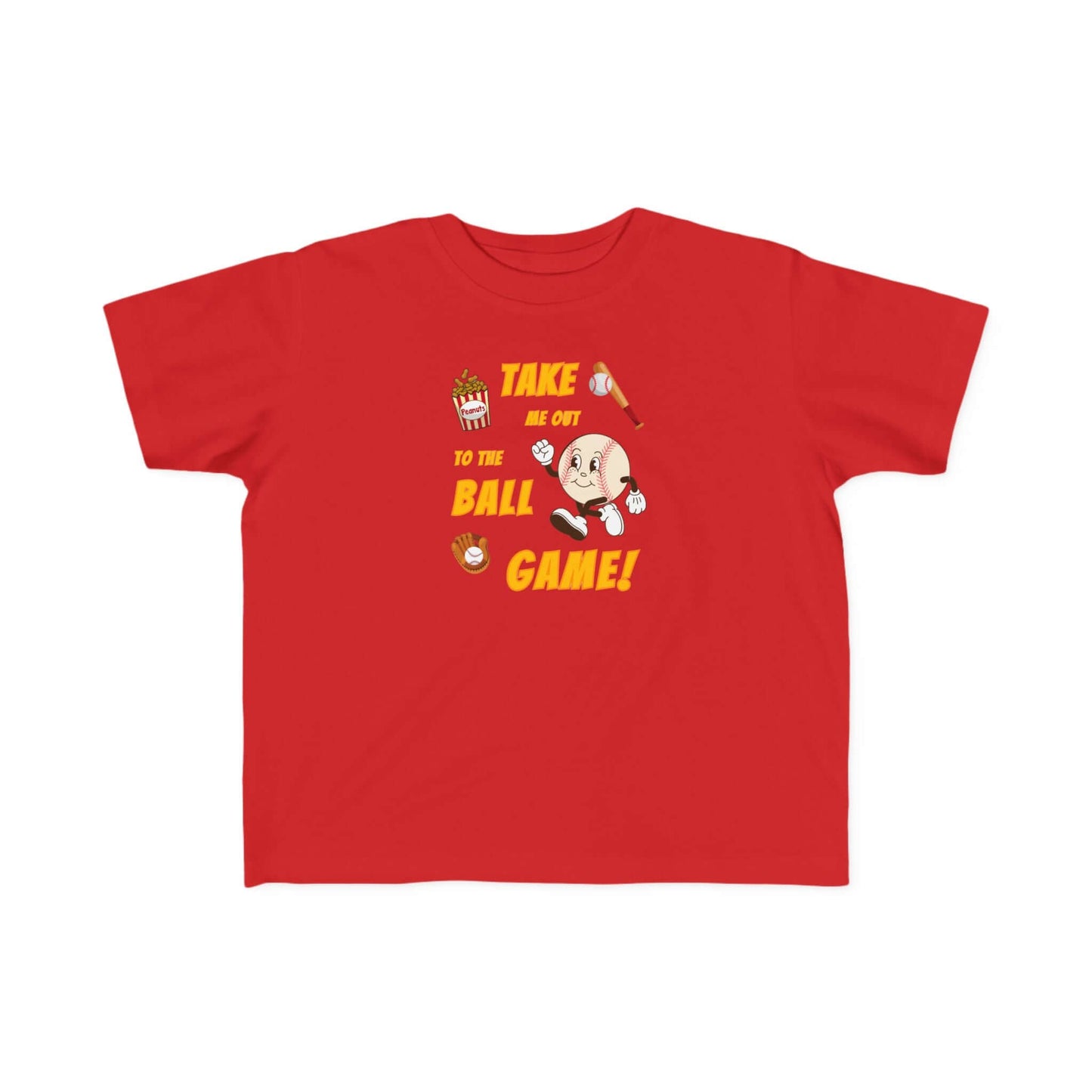 Ballgame Toddler's Tee Red