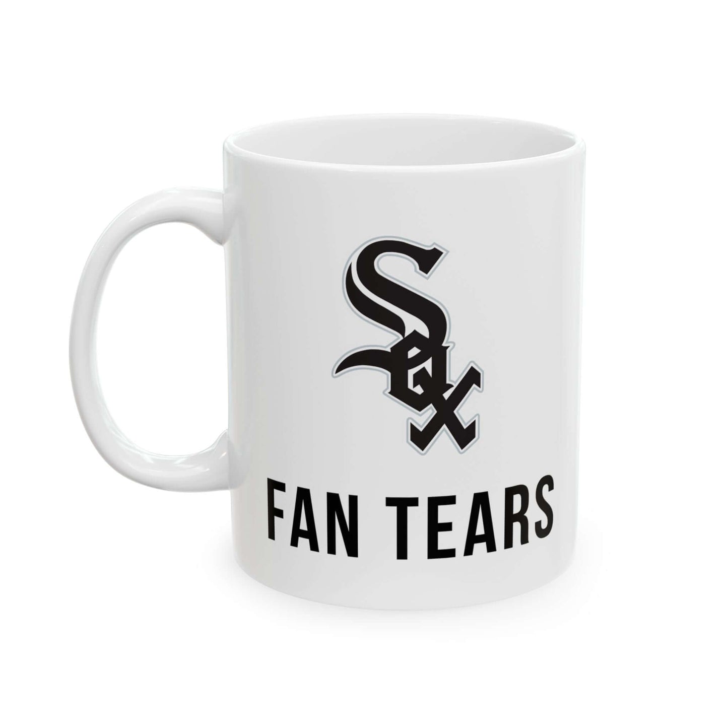White Sox Fan Tears Mug White Photo 1