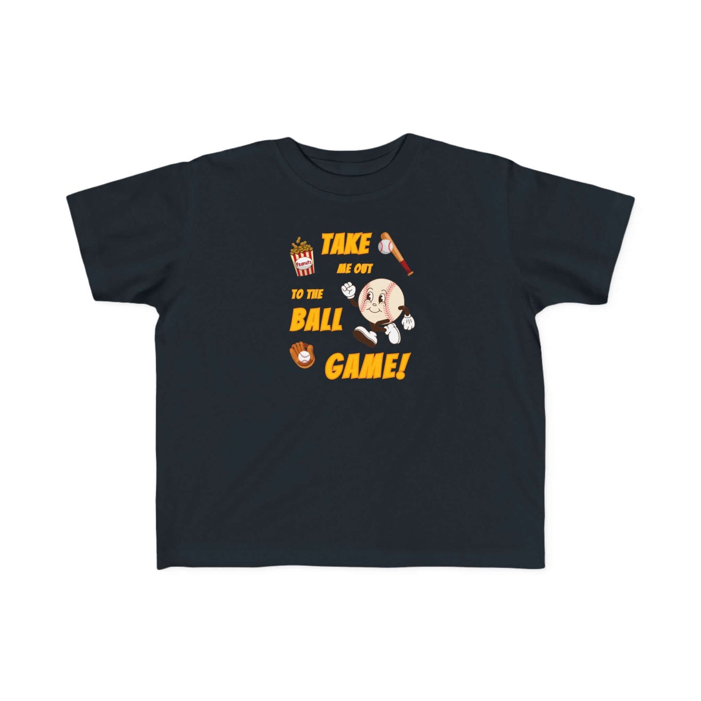 Ballgame Toddler's Tee Black