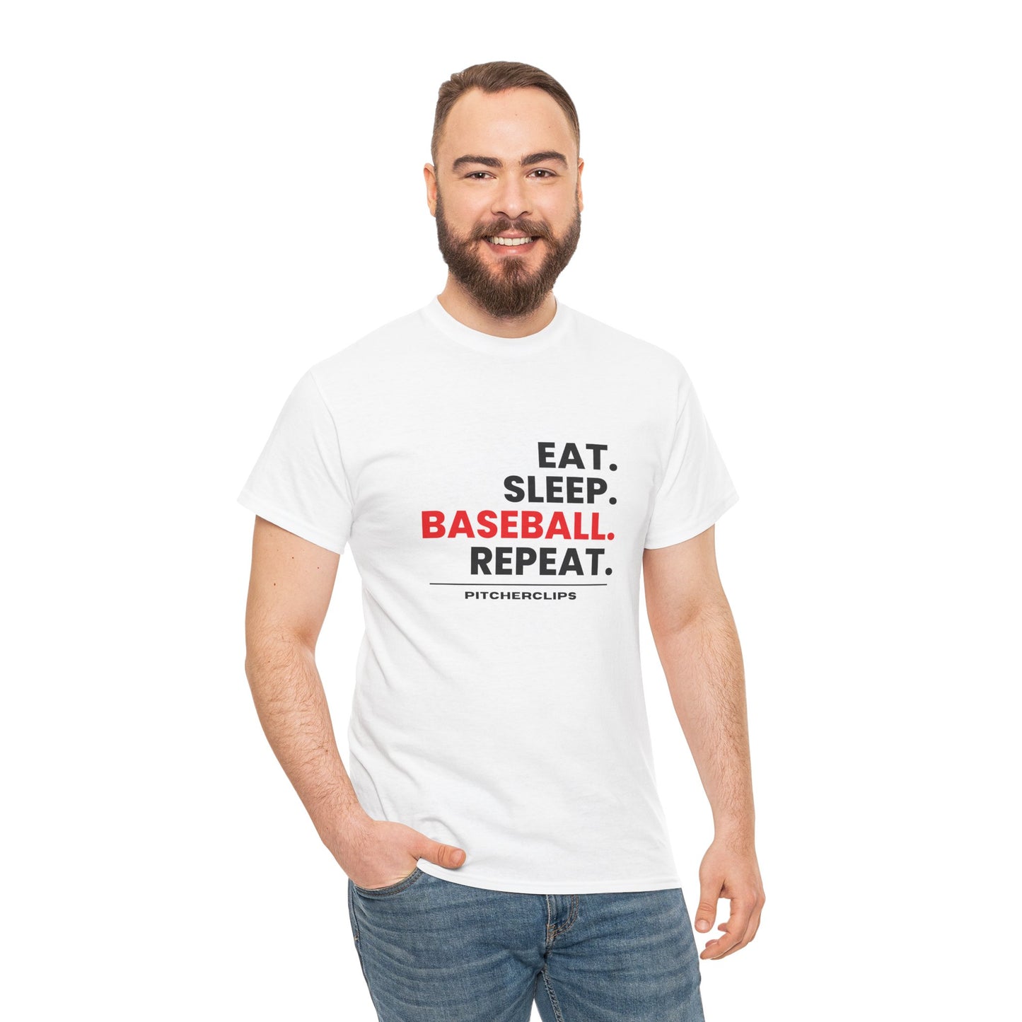 Eat Sleep Baseball Repeat T-shirt