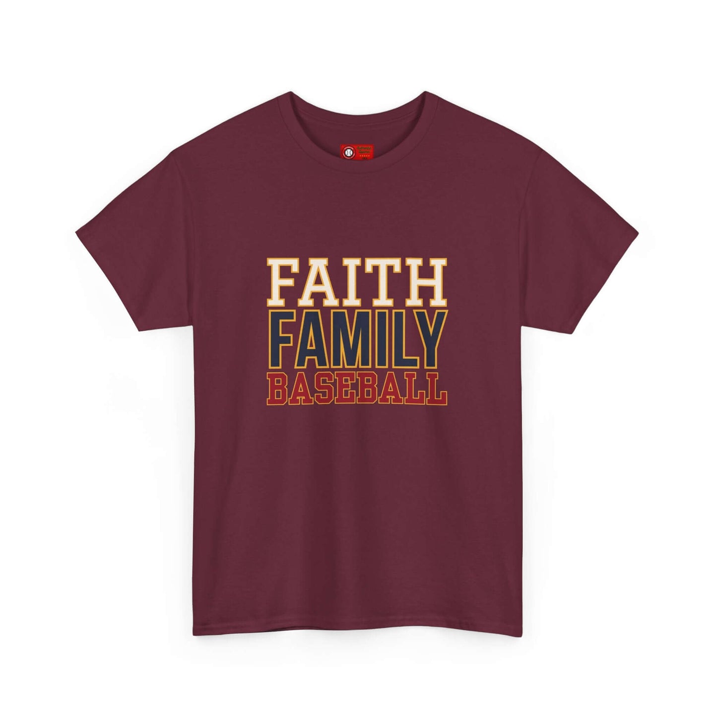 Faith Family Baseball T-shirt