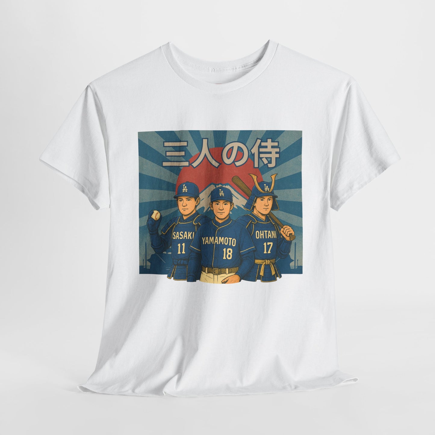 Three Samurai Dodgers T-shirt