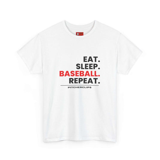 Eat Sleep Baseball Repeat T-shirt