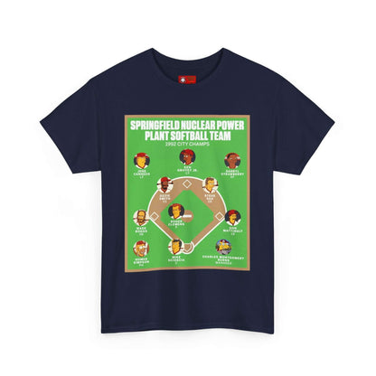 Simpsons Nuclear Power Plant Softball Team T-shirt