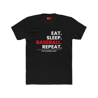 EAT SLEEP BASEBALL REPEAT T-shirt