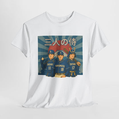 Three Samurai Dodgers T-shirt